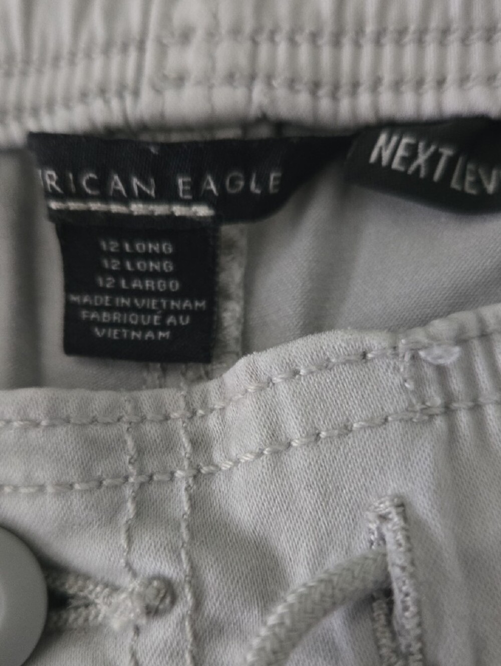 American Eagle Outfitters Light Gray Pants - Picture 4 of 6